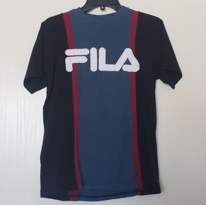 Fila Womans Long Styled Short Sleeve Shirt.